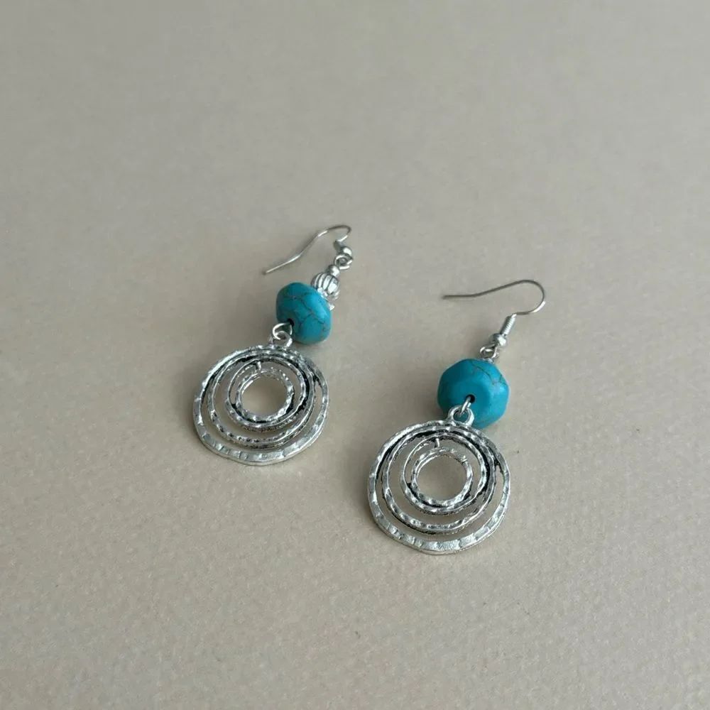 Boho Dangle Earrings S1209 - Picture 3 of 3